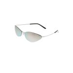 Malibu Round Sunglasses in Silver - Image 5